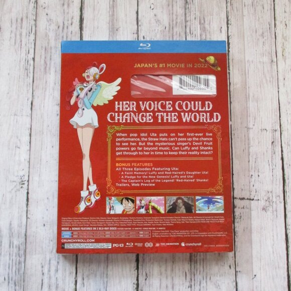 One Piece Film: Red Blu-Ray Disc + Bonus Features Movie NEW SEALED - Picture 2 of 4